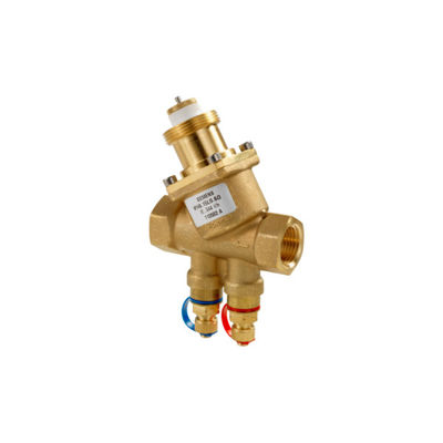Valva combinada de control de edificios con DN251800l/h de caudal y medición de presión
