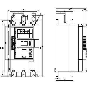 Siemens 3RW5147-1XC14-0S SIRIUS Soft Starter tamaño 4 para un control del motor suave y seguro
