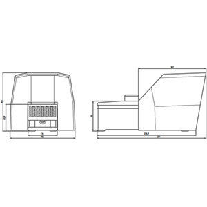 Siemens 3SE2924-3AA20 3SE29 Safety Foot Switch con cubierta máxima de tensión con un solo pedal
