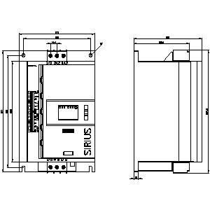 Fácil de usar - SIRIUS Soft Starter 3RW5215-1AC14 con terminales de tipo de tornillo y salida analógica