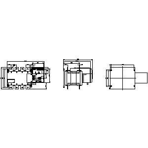 Siemens 3KC8446-0EA22-0GA3 630A 4 Polos Dispositivos básicos RTSE/ATSE Conmutación de transferencia