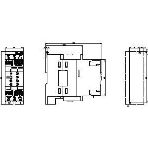 Siemens 3RW4036-1BB04 3RW40 Soft Starter Tamaño S2 Terminal de tornillo Compatibilidad de desvío