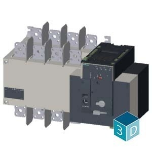 Equipo de conmutación de transferencia Siemens 3KC8448-0FA22-0GA3 3KC 4 polos RTSE/ATSE 800-1000A