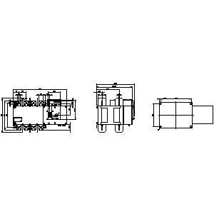 Equipo de conmutación de transferencia Siemens 3KC8448-0FA22-0GA3 3KC 4 polos RTSE/ATSE 800-1000A