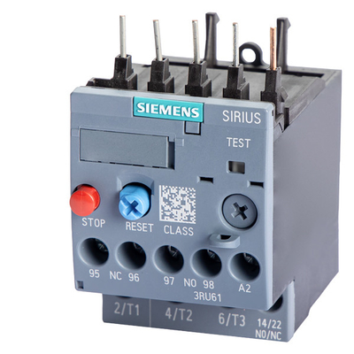 Siemens 3RU6116-0GB0 Relé de sobrecarga 11...16 A Tamaño S00 Clase 10 para protección del motor