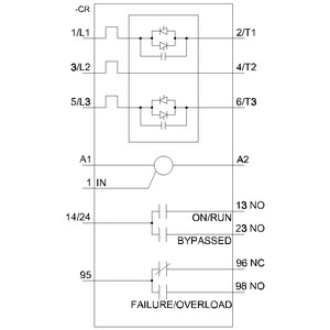 Siemens 3RW4036-1BB04 3RW40 Término de tornillo integrado de derivación de tamaño de arranque suave S2