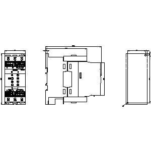 Siemens 3RW4047-1TB04 55kw 3RW40 arrancador blando con desvío y protección del motor del termistor Tamaño S3