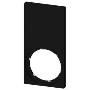 Siemens 3SU1900-0AQ10-0AA0 SIRIUS ACT 22 mm Cuadrado de pegamento de montaje de la etiqueta para la placa de etiqueta