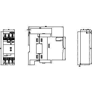 Siemens 3RW3036-1BB04 3RW30 Soft Starter Tamaño S2 Torsión de terminales de tornillo