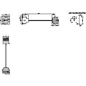 Siemens 3LD2814-0TK53 Dispositivos básicos para desconectar el interruptor perfecto para necesidades industriales