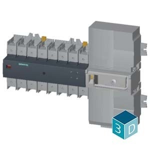 Siemens 3KC6432-2TA20-0TA3 ATSE con controlador integrado 1-0-2 4 polos ATSE 40-160A