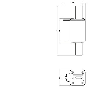 Siemens 3NA3240 LV HRC Fuse Link GL/GG con indicador delantero tamaño 2 CA 500V/DC 440V