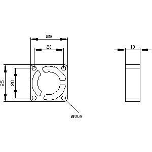 Ventilador superior para SIEMENS 3RW4928-8VB00 SIRIUS Accesorios y repuestos para arrancadores blandos S0