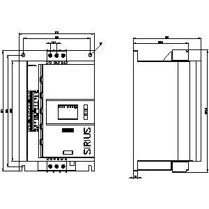 Siemens 3RW5217-1AC14 SIRIUS Soft Starter con terminales de tipo tornillo y salida analógica