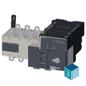 250A Equipo de conmutación de transferencia RTSE/ATSE de 4 polos para dispositivos básicos 3KC8438-0CA22-0GA3
