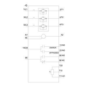 Siemens 3RW5244-6TC14 SIRIUS arrancador blando con terminales de tornillo y salida de termistor