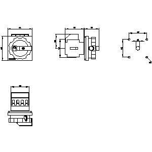 3LD2003-0TK53 Dispositivos básicos para desconectar el interruptor de distribución de energía en la industria