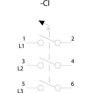 3LD2003-0TK53 Dispositivos básicos para desconectar el interruptor de distribución de energía en la industria