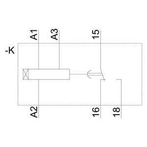 Relay de tiempo con función de retraso de encendido y protección 7PV1512-1AP30 1 Relay de cambio