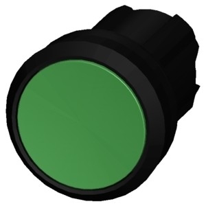 3SU1000-0AA40-0AA0 SIRIUS ACT Botón con botón verde plano de plástico sin iluminación