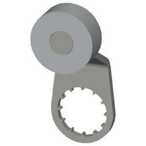 Actuador de rodillos de acero inoxidable con palanca de giro 3SE5000-0AA02 para aplicaciones industriales