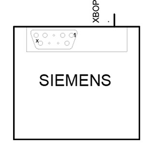 Interfaz de comunicación Modbus Panel de operador básico 6SL3255-0AA00-4CA1 para industriales