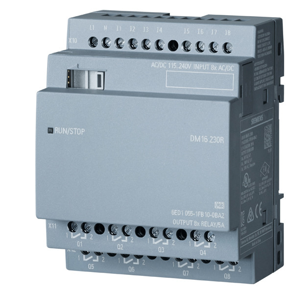 8 DI/ 8 DO Módulo de expansión de la interfaz de comunicación para Siemens LOGO 8 6ED1055-1FB10-0BA2