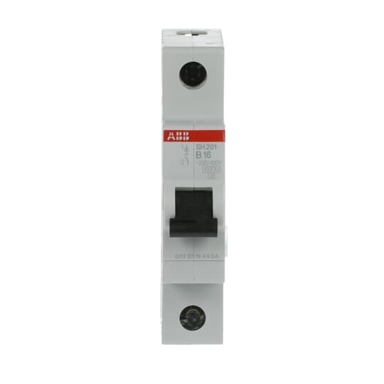 220V BCD Curva B 1P MCB SH201-B20 Interruptor de circuito en miniatura 20A para la seguridad eléctrica