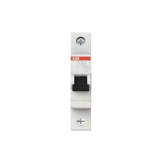 32 Un interruptor de circuito en miniatura MCB SH201-B32 Frecuencia nominal 50Hz 1P B 220V 220V