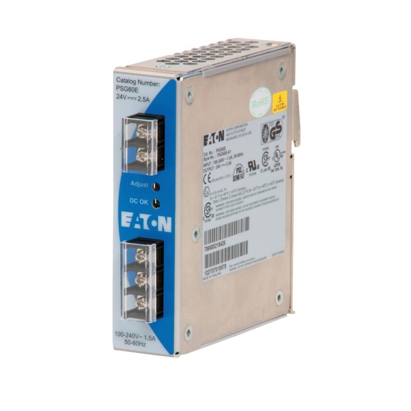 La fuente de alimentación PSG120E24RM de 1 fase 100-240VAC/24VDC 5A para una salida de energía estable y segura