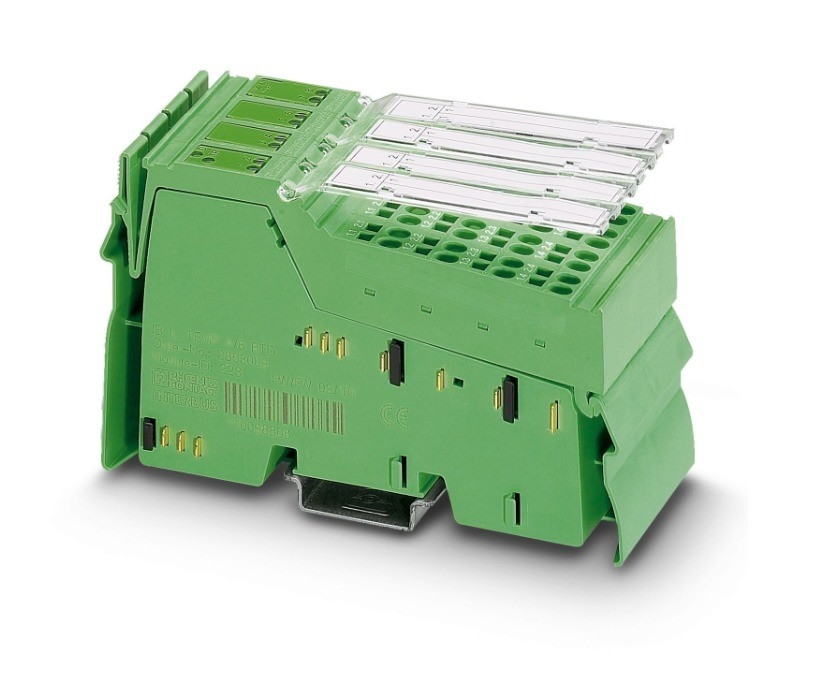 Optimum Performance IB IL TEMP 4/8 RTD/EF-PAC con apagado de seguridad y relé de acoplamiento