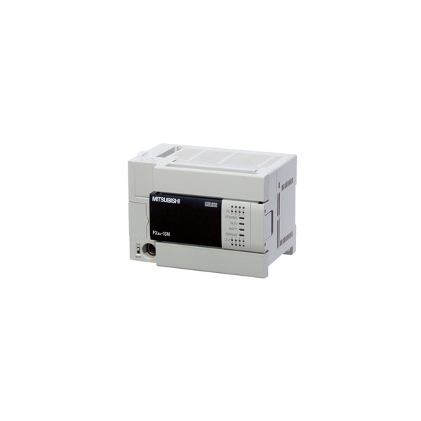 FX3U-16MR/DS PLC de la unidad base de Mitsubishi DC 24 V con 8 entradas y 8 salidas de relé