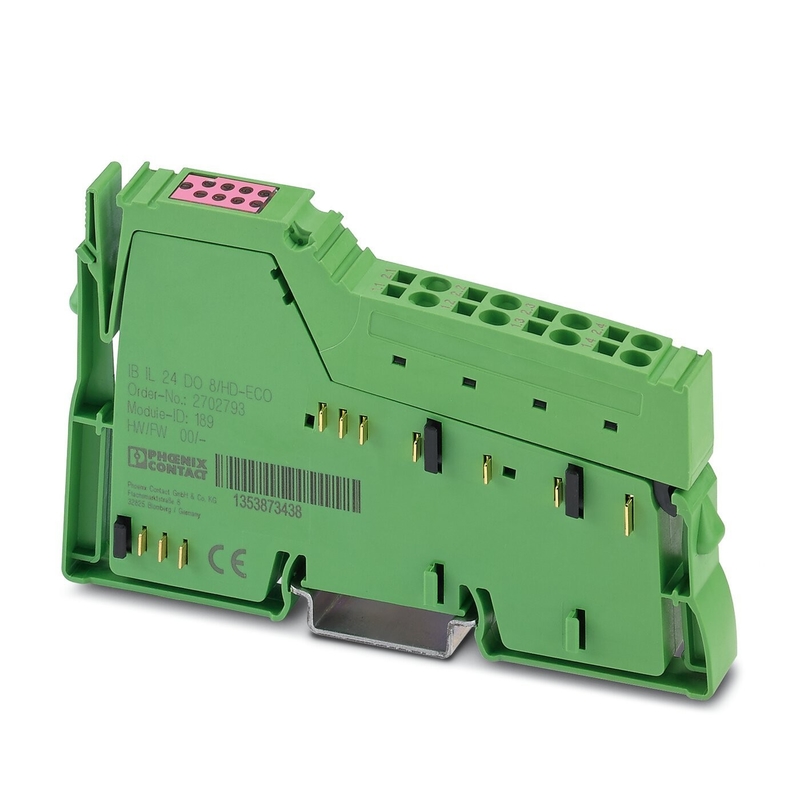 Nivel de protección IP20 2702793 IB IL 24 DO 8/HD-ECO módulo digital de contacto con Phoenix