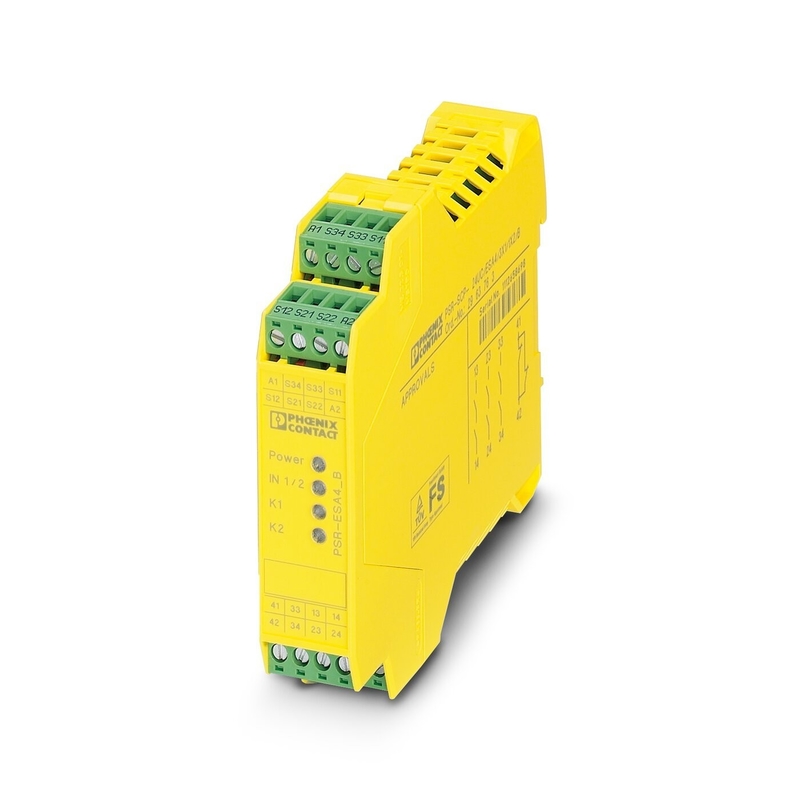 PSR-SCP-24UC/ESA4/3X1/1X2/B Relé de seguridad para el apagado de seguridad y la teoría del relé de voltaje