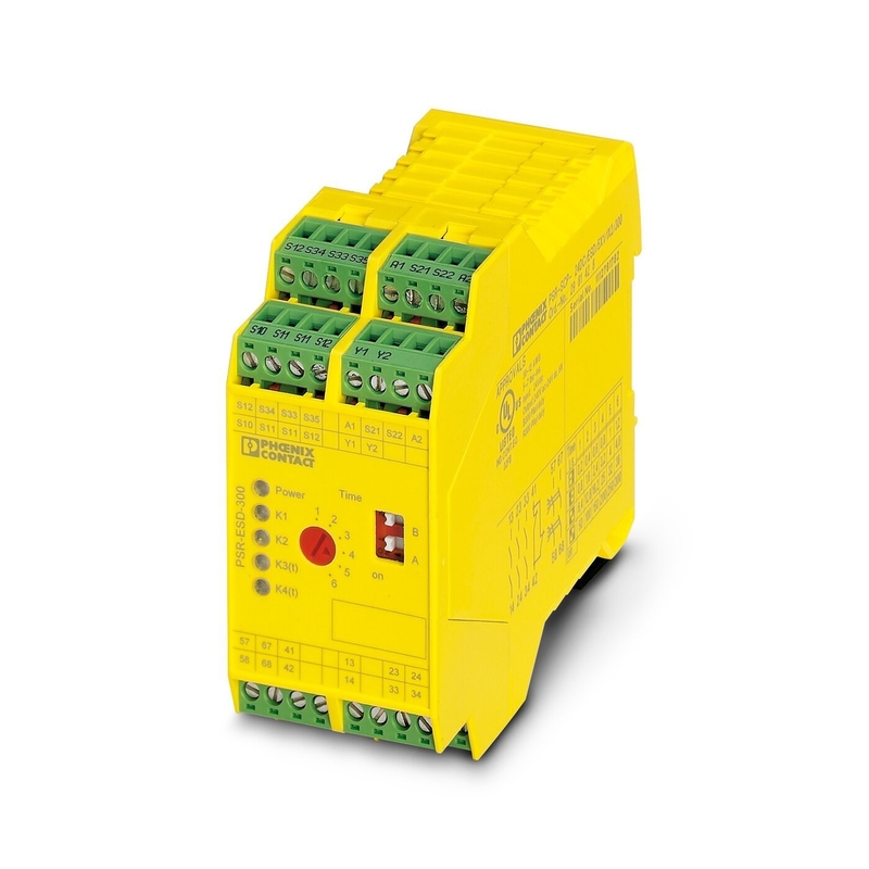 PSR-SCP-24DC/ESD/5X1/1X2/300 Releos de seguridad de contacto con Fénix Proteger el relé de acoplamiento de características