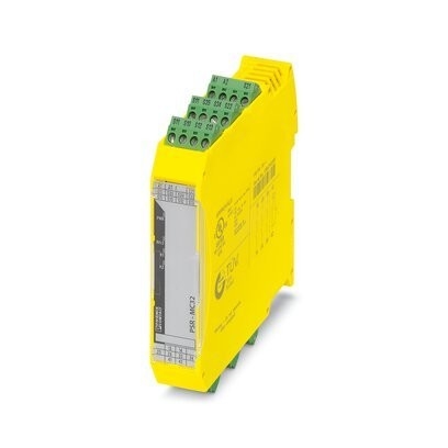 El sistema de transmisión de seguridad de contacto Phoenix PSR-MC32-3NO-1NC-24-230UC-SC para aplicaciones de protección
