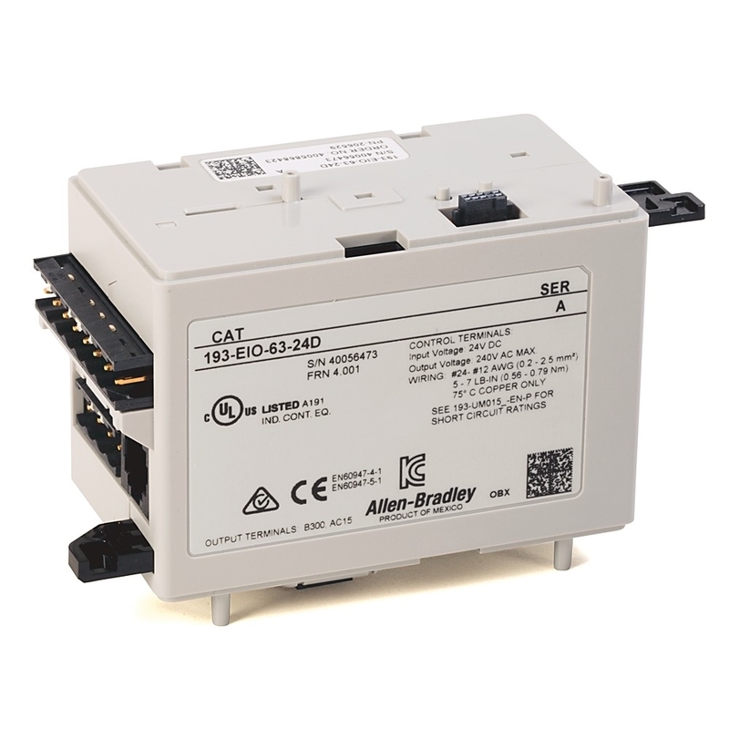 Modulo de control electrónico de entrada/salida de 193-EIO-63-24D 6 entrada/salida de 24 V de corriente continua ab A-B para el control