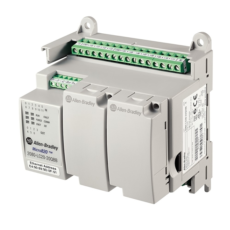 2080-LC20-20QBBK Interfaz de comunicación Otros Micro820 20 E/S ENet/IP Controlador CC