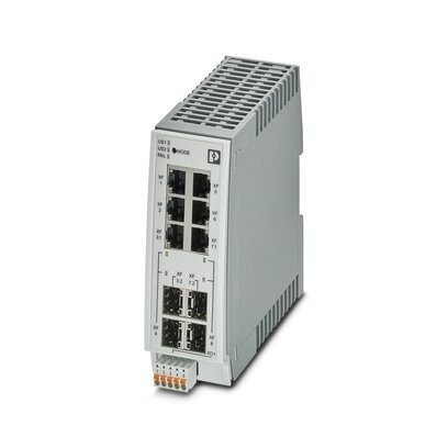 FL SWITCH 2204-2TC-2SFX Interruptor Ethernet Industrial con tamaño pequeño por contacto de Phoenix