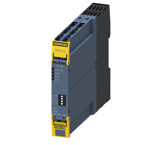 3SK1120-1AB40 Relay de seguridad 3SK1 Unidad básica de tornillo terminal 24V DC 3 circuitos habilitadores