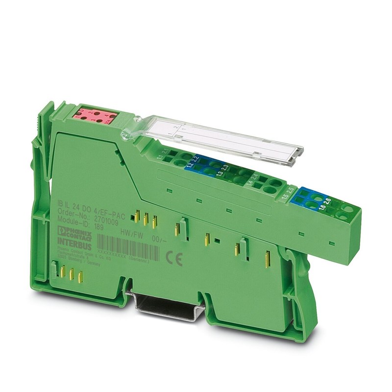 2701009 IB IL 24 DO 4/EF-PAC Módulo digital IP20 Protección para su línea de producción