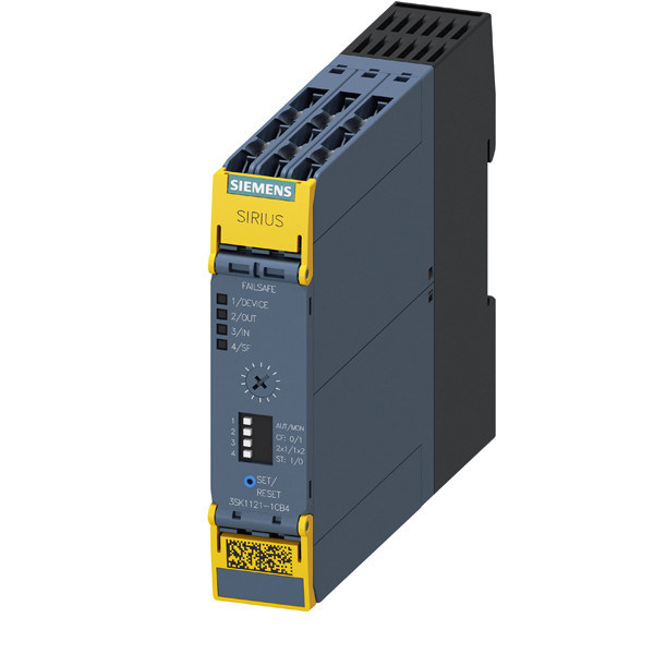 3SK1121-1CB44 Relay de seguridad 3SK1 Unidad básica para medidas y funciones de seguridad reforzadas