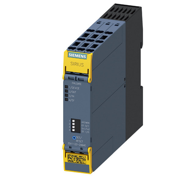 3 Circuitos habilitadores 3SK1122-2AB40 Relé de seguridad 3SK1 Unidad básica con salidas de semiconductores
