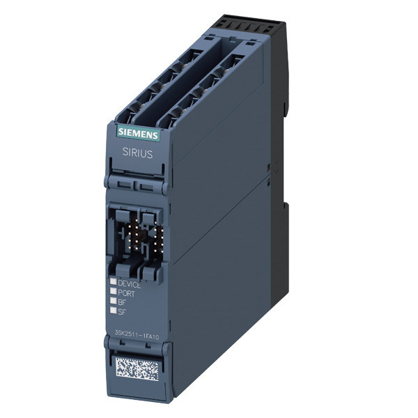 3SK2 22 Unidad básica de relais de seguridad de ancho de 5 mm con interfaz PROFINET y terminal de tornillo