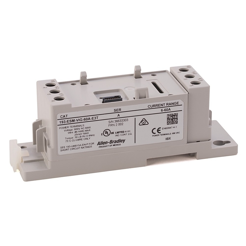 Panel con terminales de conductores de potencia del lado de la línea y de la carga para 193-ESM-VIG-60A-E3T