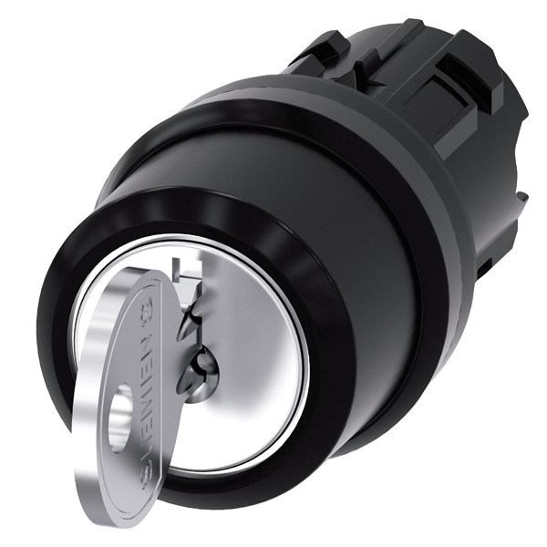 3SU1000-4BL11-0AA0 SIRIUS ACT Conmutador de llave de plástico RONIS 3 Posiciones 2x45 para maquinaria