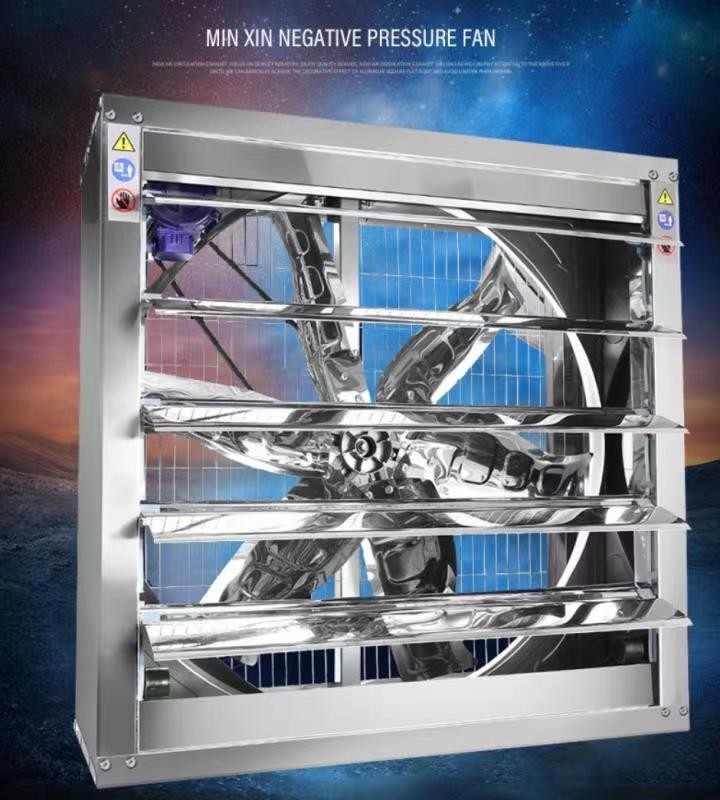 40000m3/h Flujo de aire Ventilador de escape colgante OEM 1.0mm Diámetro de la hoja Rendimiento óptimo