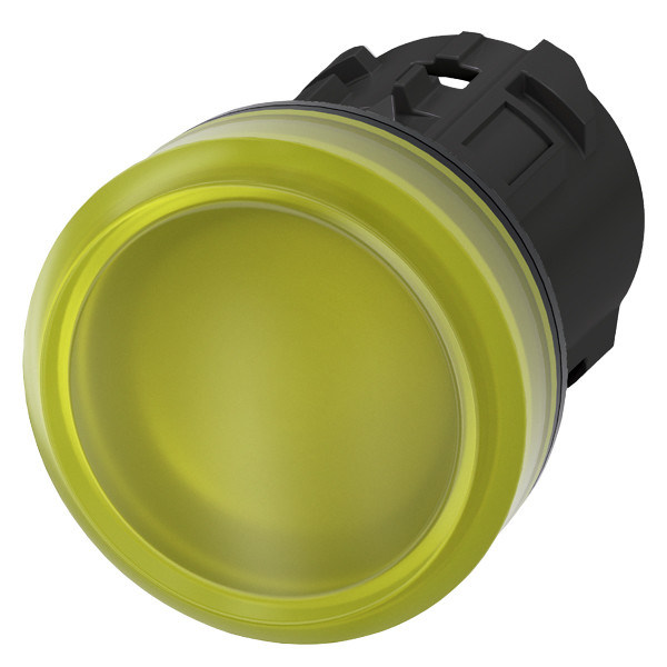 Lente lisa 3SU1001-6AA30-0AA0 SIRIUS ACT Luz piloto para industrial en plástico amarillo