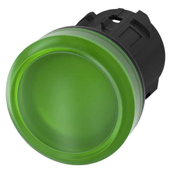 3SU1001-6AA40-0AA0 Lente lisa de plástico verde SIRIUS ACT Luz piloto para automatización