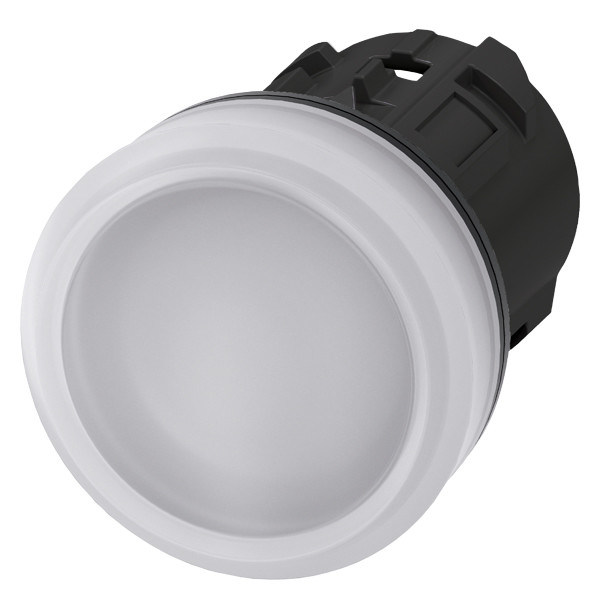 3SU1001-6AA60-0AA0 Lente lisa de plástico blanco SIRIUS ACT Luz piloto para automatización
